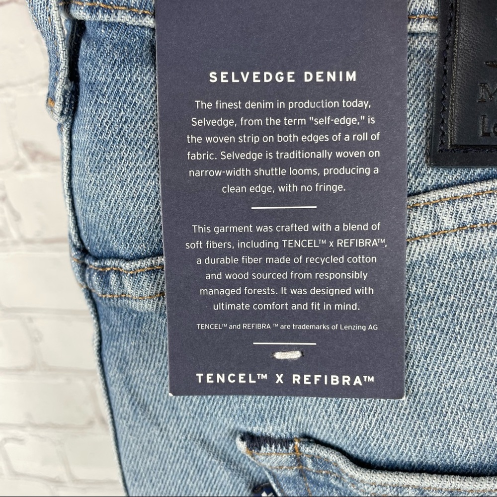 LEVI'S Made & Crafted 502 Selvedge Denim Taper Jeans -Tencel X Refibra- - Picture 9 of 16